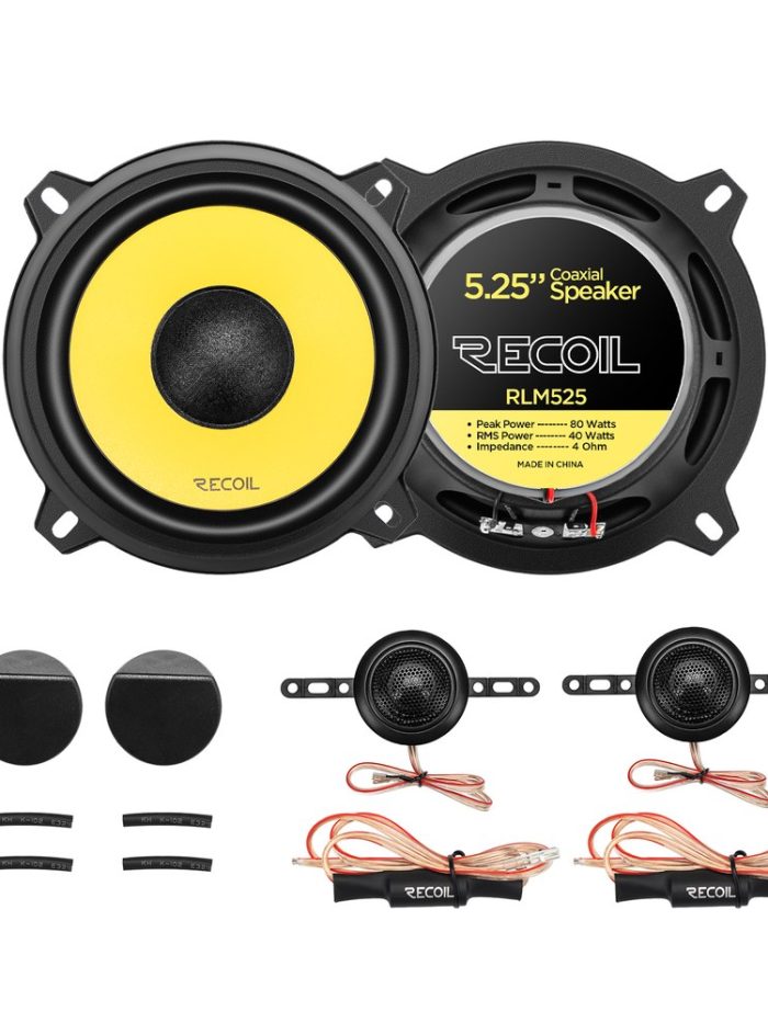 Parlantes Componentes Recoil RLM525 5.25 Pulgadas 80W RMS 160W Par