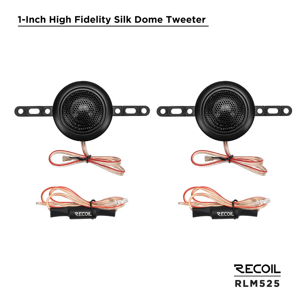 Parlantes Componentes Recoil RLM525 5.25 Pulgadas 80W RMS 160W Par – imagen 4