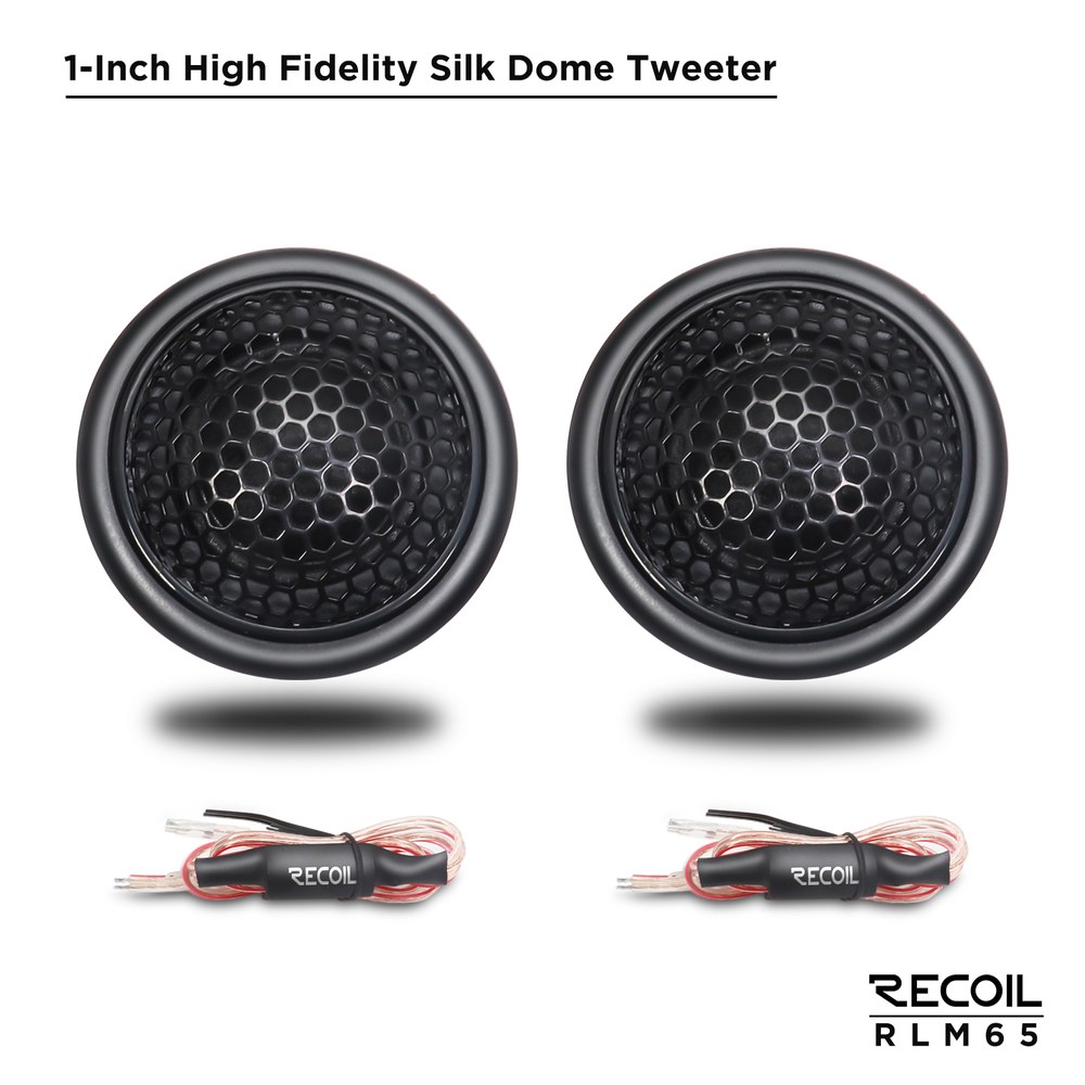 Parlantes Componentes Recoil RLM65 6.5 Pulgadas 80W RMS 160W Par – imagen 3